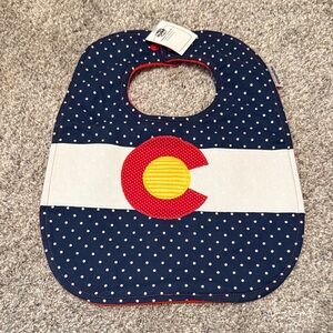 Colorado Baby Bib State Flag NEW
